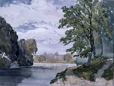 View in Regents Park, 1842 by William Callow